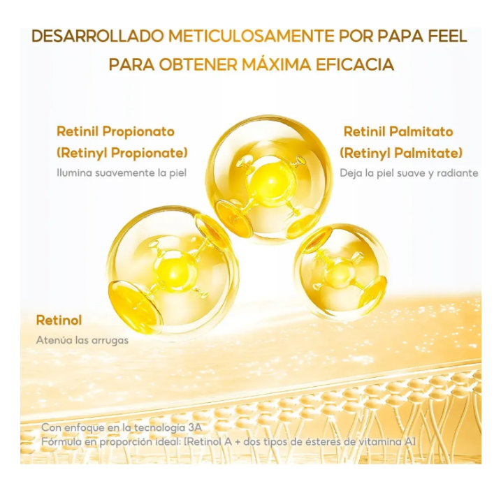 Retinol Crema Facial Papa Feel