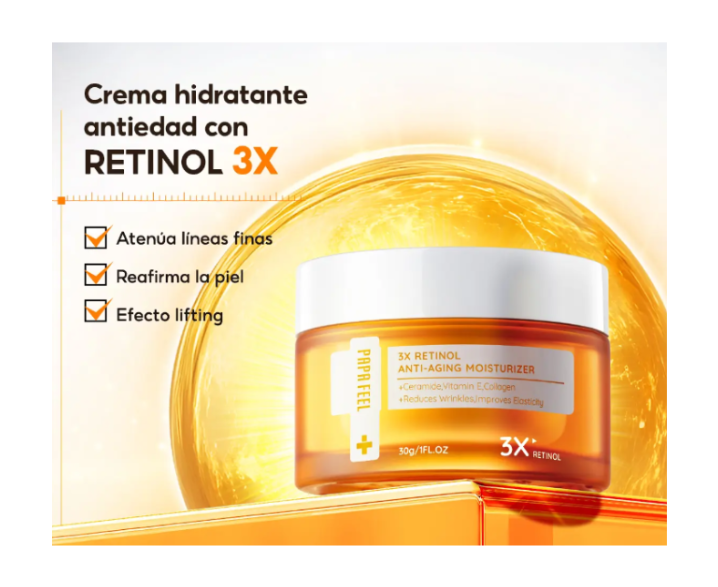 Retinol Crema Facial Papa Feel